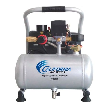 California Air Tools California Air Tools 1P1060S Light & Quiet .6 Hp 1.0 Gal. Portable Air Compressor CAT-1P1060S
